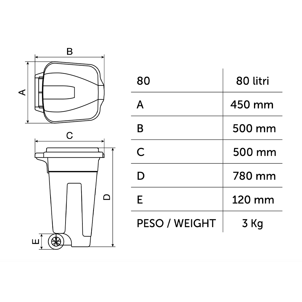 Bidoni 80 litri - immagine 2